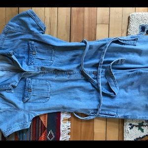 Free People Boyish the Westley Denim Jumpsuit